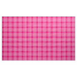 Gingham Karo Rosa und Weiße Stoffe