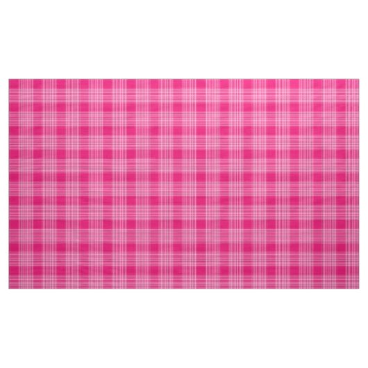Gingham Karo Rosa und Weiße Stoffe (Yard (91,4 cm))