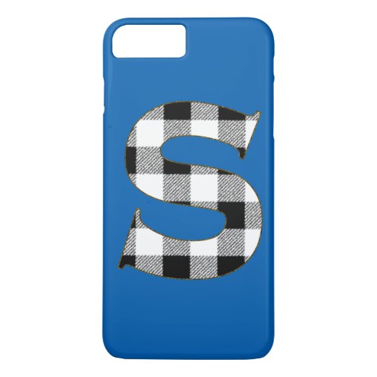 Gingham Karo S Case-Mate iPhone Hülle (Rückseite)