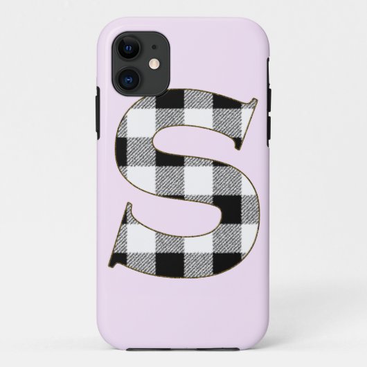 Gingham Karo S Case-Mate iPhone Hülle (Rückseite)