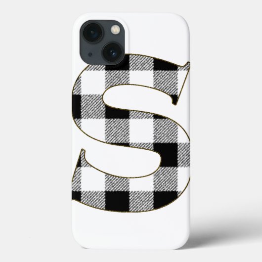 Gingham Karo S Case-Mate iPhone Hülle (Rückseite)
