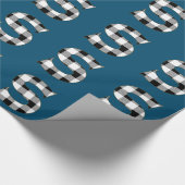 Gingham Karo S Geschenkpapier (Ecke)