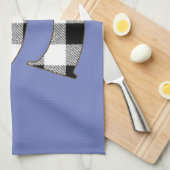 Gingham Karo S Geschirrtuch (Viertel Falte)