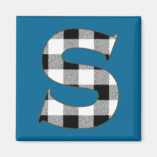 Gingham Karo S Magnet (Vorne)