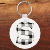 Gingham Karo S Schlüsselanhänger (Vorderseite)