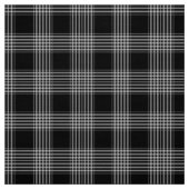 Gingham Karo Schwarzweiß-Stoffe Stoff (Muster)