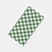 Gingham Karo Serviette (Ecke)