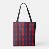 Gingham Karo Tasche (Rückseite)