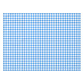 Gingham-Karo-Tischdecke | blaue und weiße Karos Tischdecke (Vorderseite (Horizontal))
