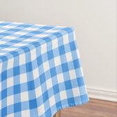 Gingham-Karo-Tischdecke | blaue und weiße Karos Tischdecke (Beispiel)