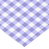 Gingham-Karo-Tischdecke | lila und weiße Karos Tischdecke (Schrägansicht)