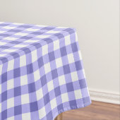 Gingham-Karo-Tischdecke | lila und weiße Karos Tischdecke (Beispiel)