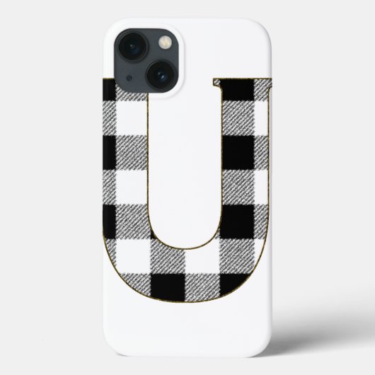 Gingham Karo U Case-Mate iPhone Hülle (Rückseite)