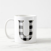 Gingham Karo U Kaffeetasse (Links)