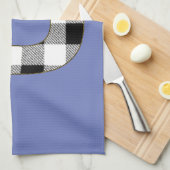 Gingham Karo U Küchentuch (Viertel Falte)