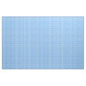 Gingham-Karo-und des Herz-Muster-| Blau Stoff (Yard (91,4 cm))