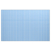 Gingham-Karo-und des Herz-Muster-| Blau Stoff (Fat Quarter (45,7 x 55,9 cm))