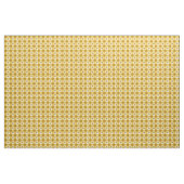 Gingham-Karo-und des Herz-Muster-| Gelb Stoff (Fat Quarter (45,7 x 55,9 cm))