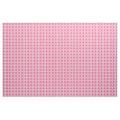 Gingham-Karo-und des Herz-Muster-| Rosa Stoff (Fat Quarter (45,7 x 55,9 cm))