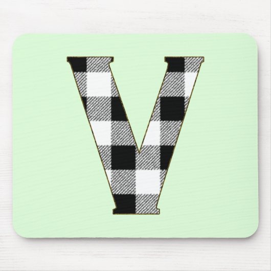 Gingham Karo V Mousepad (Vorne)