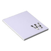 Gingham Karo W Notizblock (angewinkelt)
