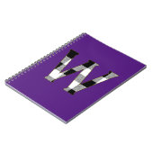 Gingham Karo W Notizblock (Linke Seite)