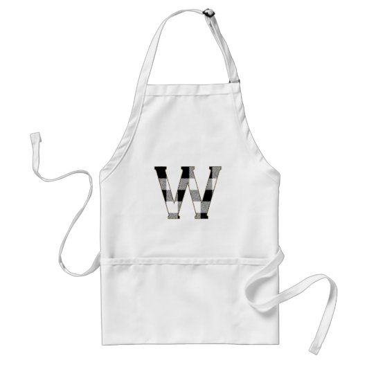 Gingham Karo W Schürze (Vorne)