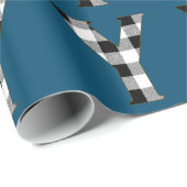 Gingham Karo Y Geschenkpapier (Rolleneckpunkt)
