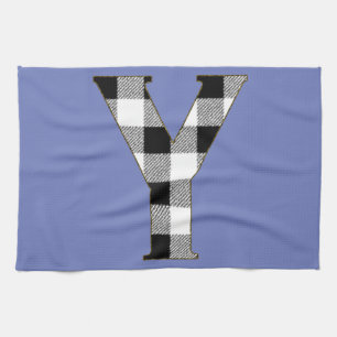 Gingham-Karo Y Küchentuch