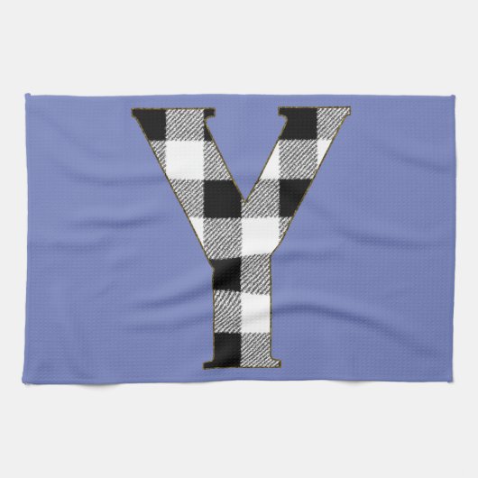 Gingham-Karo Y Küchentuch (Horizontal)