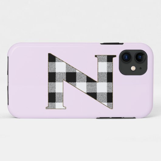 Gingham Karo Z Case-Mate iPhone Hülle (Rückseite (Horizontal))