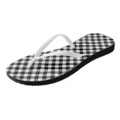 Gingham-Karos Badesandalen (Schrägansicht)