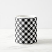 Gingham-Karos Kaffeetasse (Mittel)