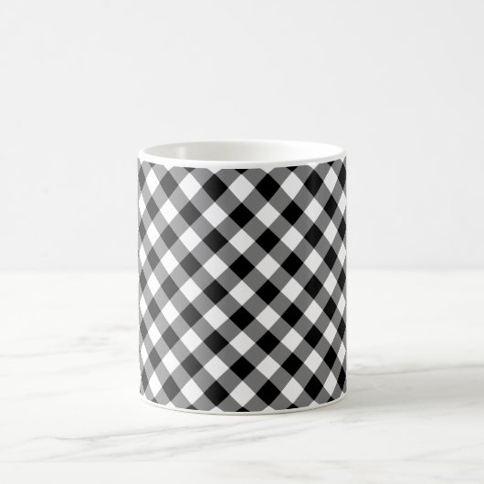 Gingham-Karos Kaffeetasse (Mittel)