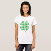 Gingham Kleeblatt T-Shirt (Vorne ganz)