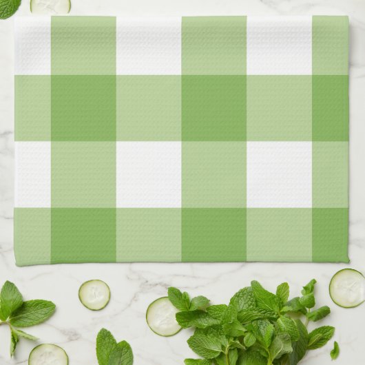 Gingham Küche Geschirrtuch (Gefaltet)