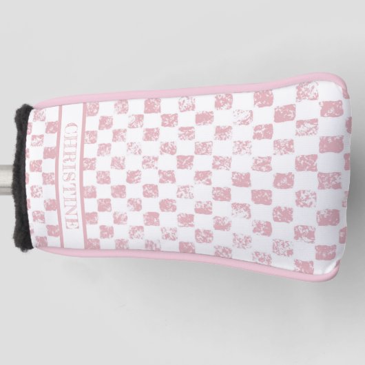 Gingham Ladys Golf Head Cover Golf Headcover (Vorderseite)