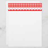Gingham Letterhead (Vorne/Hinten)