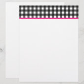 Gingham Letterhead (Vorne/Hinten)