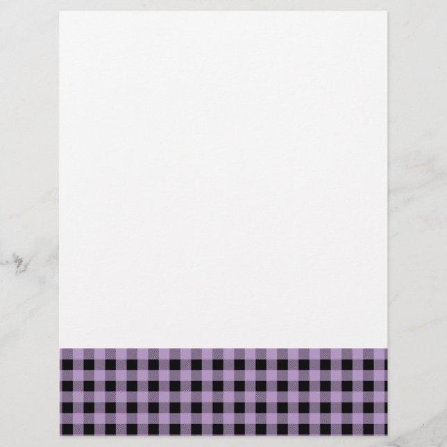 GIngham Lilac und Black (Vorderseite)