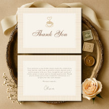 Gingham Love is Brewing Kaffee-Brautjunggesellinne