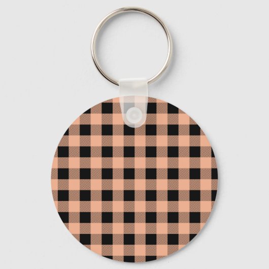 Gingham Melon und Black Schlüsselanhänger (Vorderseite)