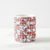 Gingham-Mosaikfliesen Kaffeetasse (Mittel)