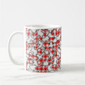 Gingham-Mosaikfliesen Kaffeetasse (Links)