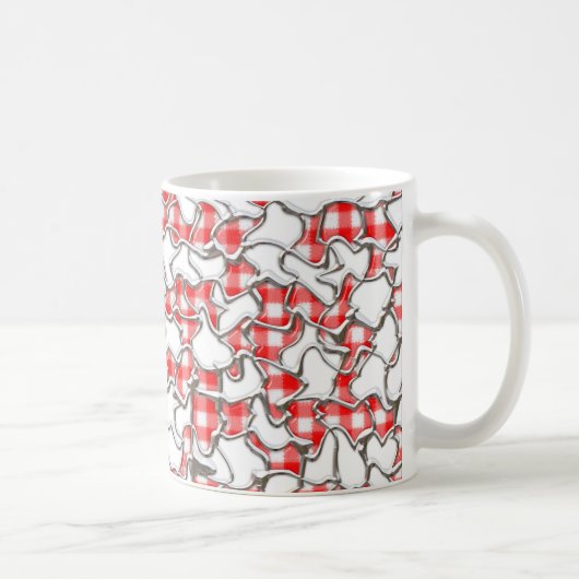 Gingham-Mosaikfliesen Kaffeetasse (Rechts)