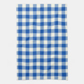 Gingham-Muster-Geschirrtuch im Kobalt-Blau Geschirrtuch (Vertikal)