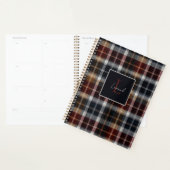Gingham-Muster im Stil eines maßgeschneiderten Pla Planer (Anzeige)