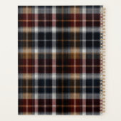 Gingham-Muster im Stil eines maßgeschneiderten Pla Planer (Rückseite)