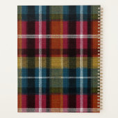 Gingham-Muster im Stil eines maßgeschneiderten Pla Planer (Rückseite)