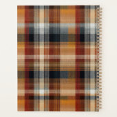Gingham-Muster im Stil eines maßgeschneiderten Pla Planer (Rückseite)